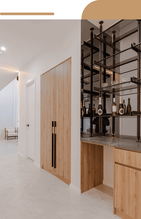 Custom home builder quality interior detail