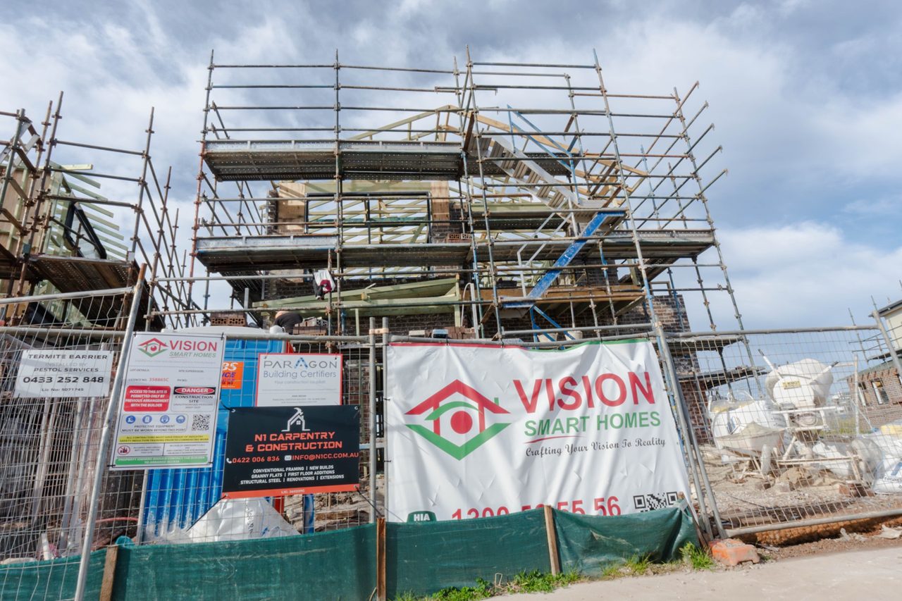 Home under construction, project 3